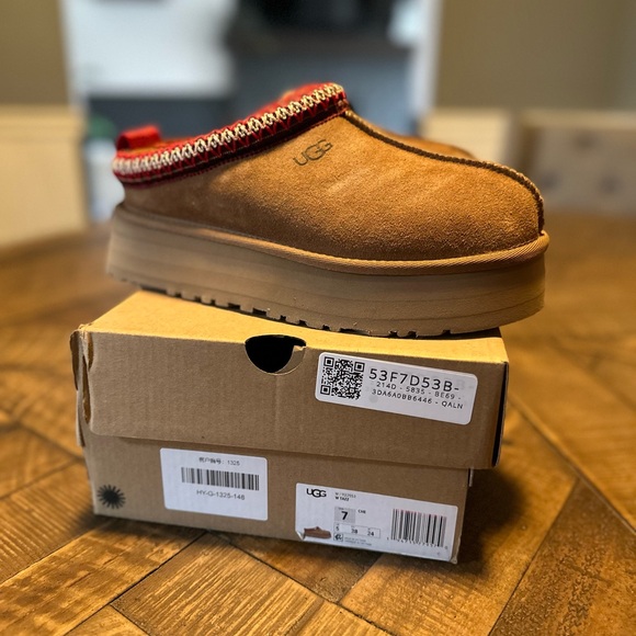 UGG Shoes - UGG Chestnut Suede Platform slippers